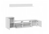 Гостиная Сильвия тип 2 (ясень белый/белый)