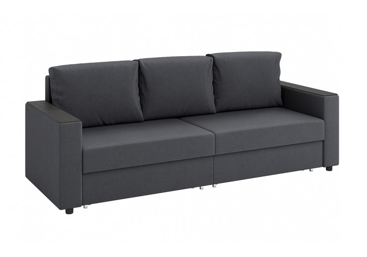 Гермес / Диван - кровать 3-х мест (велюр Parma 27 темно-серый)