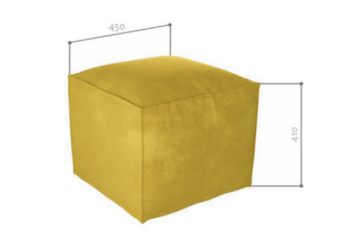 Пуф квадратный