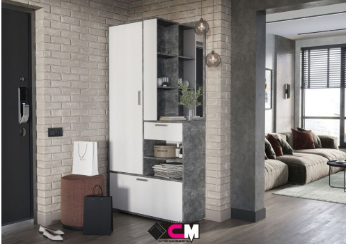 Прихожая Денвер (белый/ателье светлый)